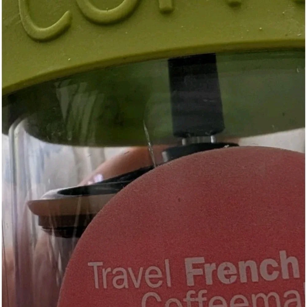 Bodum Travel Press Coffee & Tea Tumbler Green Plastic‎ Double Wall French Press